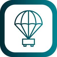 Parachute Vector Icon Design