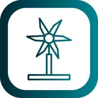 diseño de icono de vector de turbina de viento