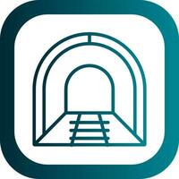 diseño de icono de vector de túnel