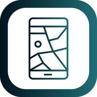 Gps phone Vector Icon Design