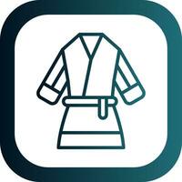 diseño de icono de vector de kimono