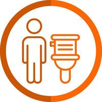 Restroom Vector Icon Design