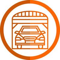 Garage Vector Icon Design