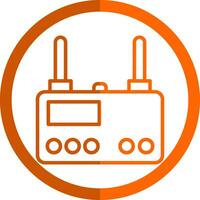 Wireless router Vector Icon Design