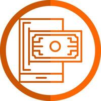 Digital wallet Vector Icon Design