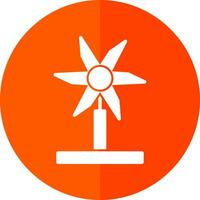 Wind Turbine Vector Icon Design