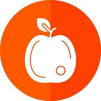 diseño de icono de vector de manzana