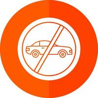 No Overtaking Vector Icon Design