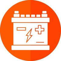 Car battery Vector Icon Design