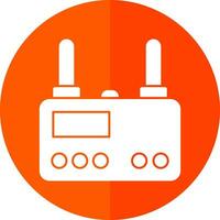 Wireless router Vector Icon Design