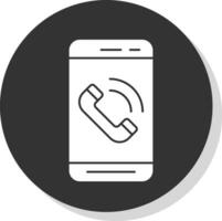 Mobile Call  Vector Icon Design