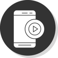 vídeo vector icono diseño