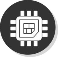 Processor  Vector Icon Design