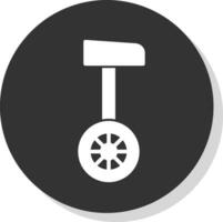 Unicycle  Vector Icon Design