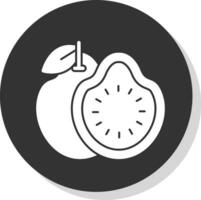 guayaba vector icono diseño