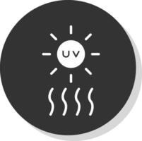 uv vector icono diseño