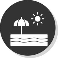 Beach  Vector Icon Design