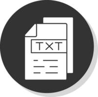 TXT vector icono diseño