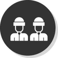 trabajadores vector icono diseño