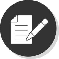 diseño de icono de vector de contrato