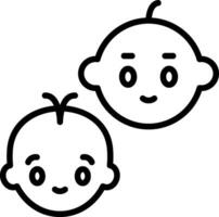 diseño de icono de vector de niños