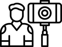 Vlogger Vector Icon Design