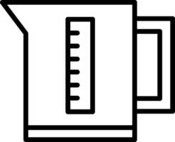 medición jarra vector icono diseño