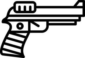 Pistol Vector Icon Design