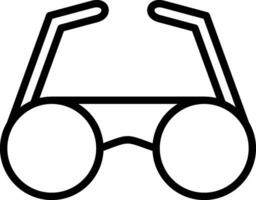 diseño de icono de vector de gafas