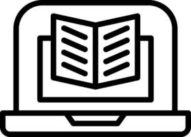 diseño de icono de vector de libro digital