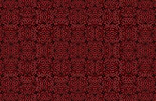 Seamless red fabric pattern design vector