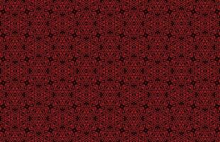 Seamless red fabric pattern design vector