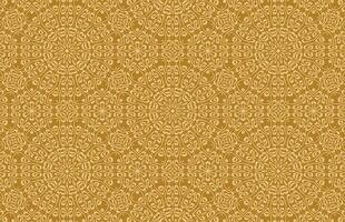 Seamless mandala flower design grunge pattern vector