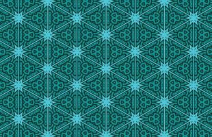 Seamless hexagon ethnic design pattern vector