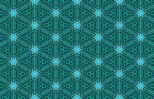 Seamless hexagon ethnic design pattern vector