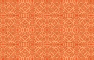 Hexagonal and triangle geometric tile pattern vector