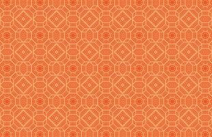 Hexagonal and triangle geometric tile pattern vector