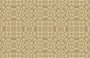 Seamless tribal shapes fabric patterns vector