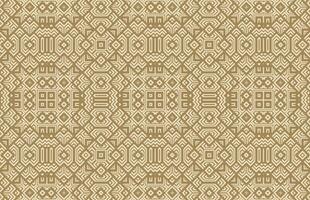 Seamless tribal shapes fabric patterns vector