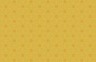 Seamless yellow star fabric pattern design vector