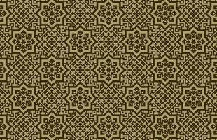 Brown abstract geometric pattern vector