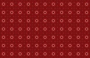Seamless red and white fabric pattern vector