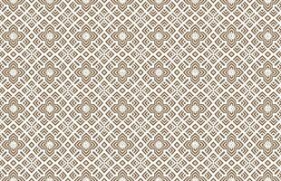 Brown geometric tile pattern vector