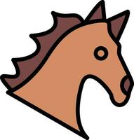 diseño de icono de vector de caballo