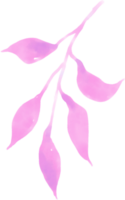 oriental colorida fofa ásia rabisco flor abstrato folha folhagem png