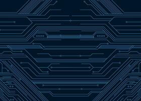 Abstract technology futuristic digital concept square pattern with lighting glowing particles square elements on dark blue background. Vector illustration