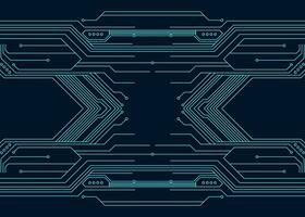 Abstract technology futuristic digital concept square pattern with lighting glowing particles square elements on dark blue background. Vector illustration