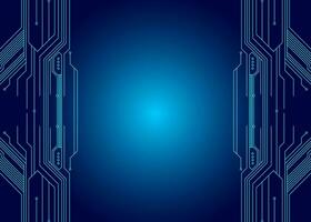 Abstract technology futuristic digital concept square pattern with lighting glowing particles square elements on dark blue background. Vector illustration