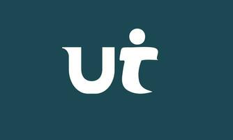 Utah, tú, yo, tu resumen inicial letras logo vector