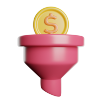 Filter Funnel Money png